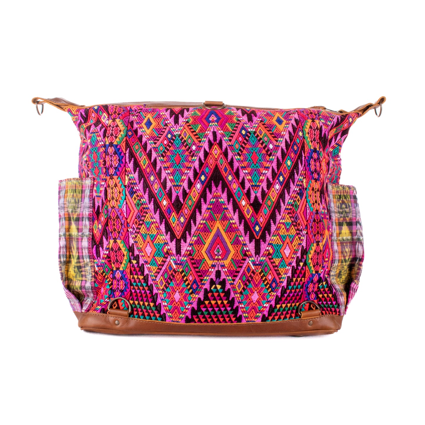 BEATRIZ CDB + DIAMANTE STRAP - OOAK HUIPIL - CAFE - NO. 18582