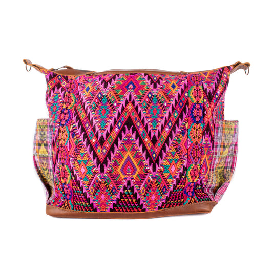 BEATRIZ CDB + DIAMANTE STRAP - OOAK HUIPIL - CAFE - NO. 18582