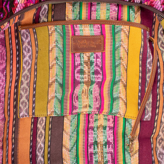 PENELOPE BAG - OOAK HUIPIL - CAFE - NO. 18644