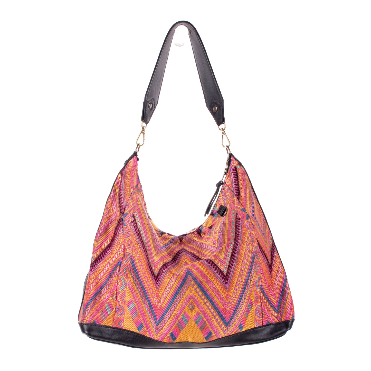 PENELOPE BAG - OOAK HUIPIL - BLACK - NO. 18654