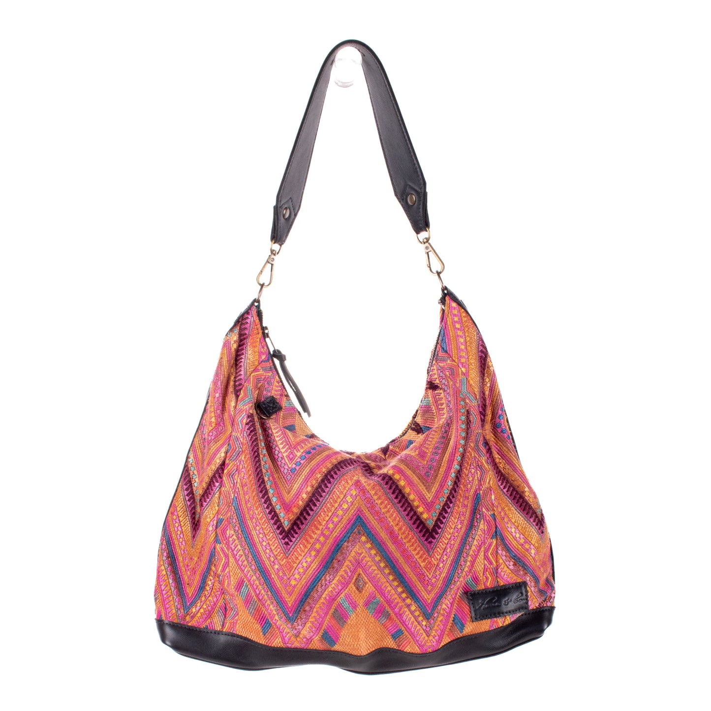 PENELOPE BAG - OOAK HUIPIL - BLACK - NO. 18654