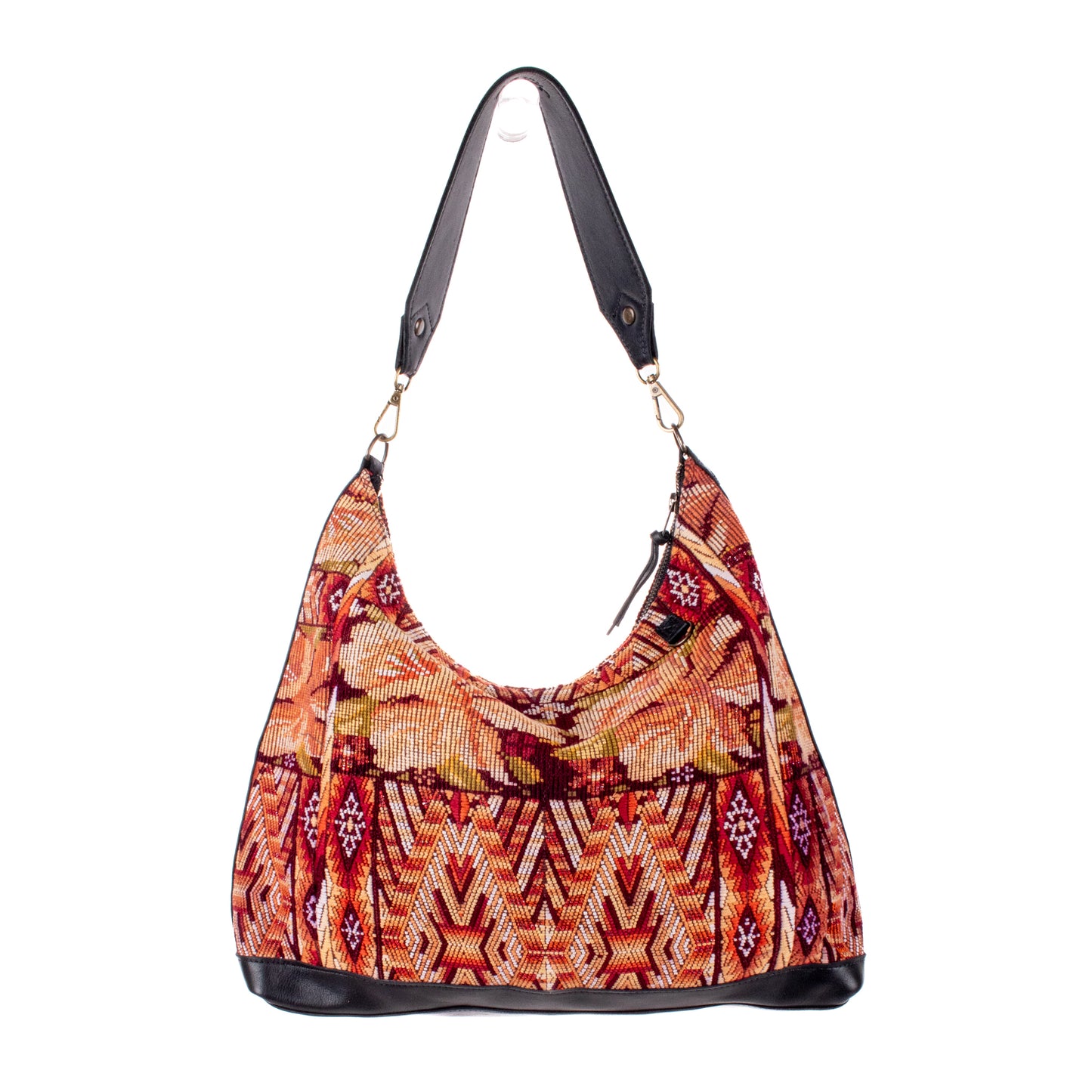 PENELOPE BAG - OOAK HUIPIL - BLACK - NO. 18655