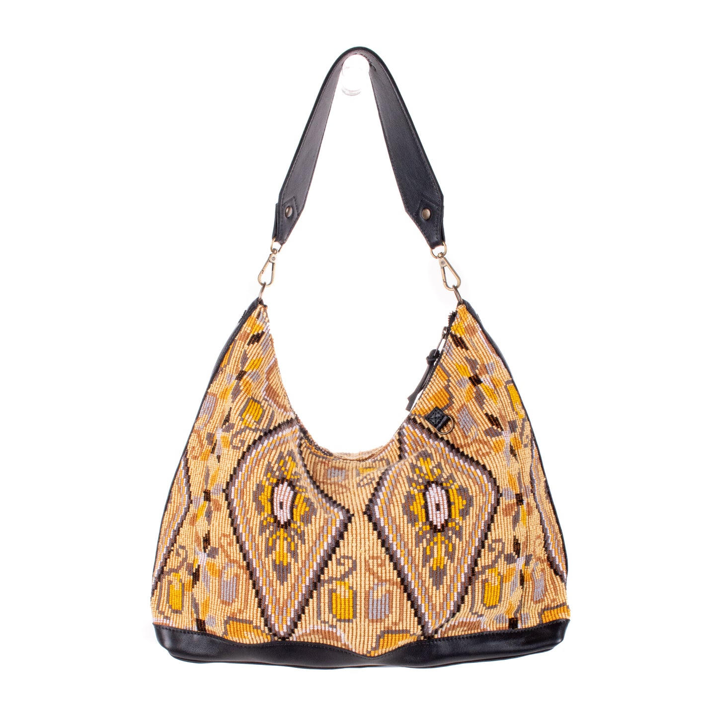 PENELOPE BAG - OOAK HUIPIL - BLACK - NO. 18656