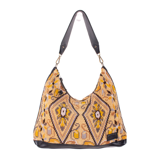 PENELOPE BAG - OOAK HUIPIL - BLACK - NO. 18656