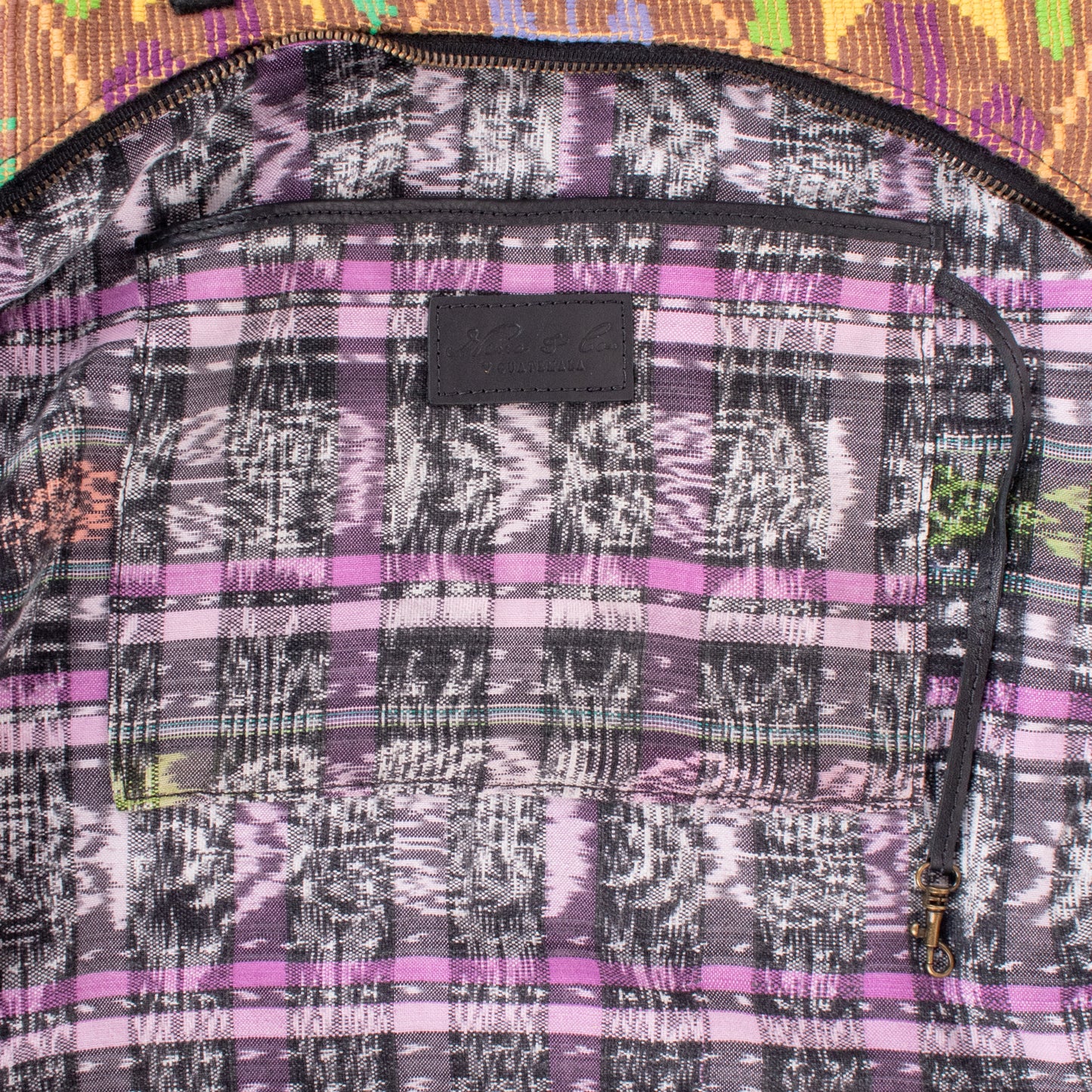 PENELOPE BAG - OOAK HUIPIL - BLACK - NO. 18658