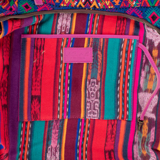 PENELOPE BAG - OOAK HUIPIL - BABY RHINO - NO. 18664