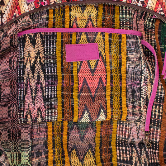 PENELOPE BAG - OOAK HUIPIL - BABY RHINO - NO. 18666