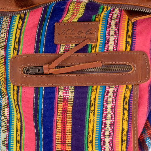 POCKETLESS MINI TPB - OOAK HUIPIL - CAFE - NO. 18675