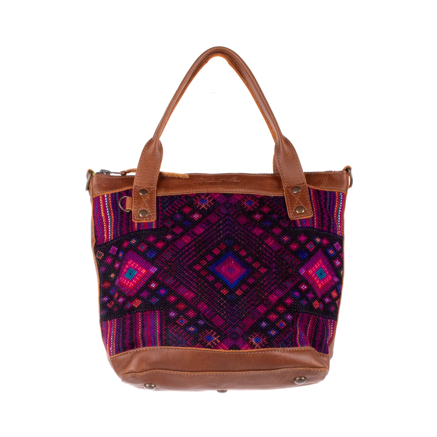 POCKETLESS MINI TPB - OOAK HUIPIL - CAFE - NO. 18675