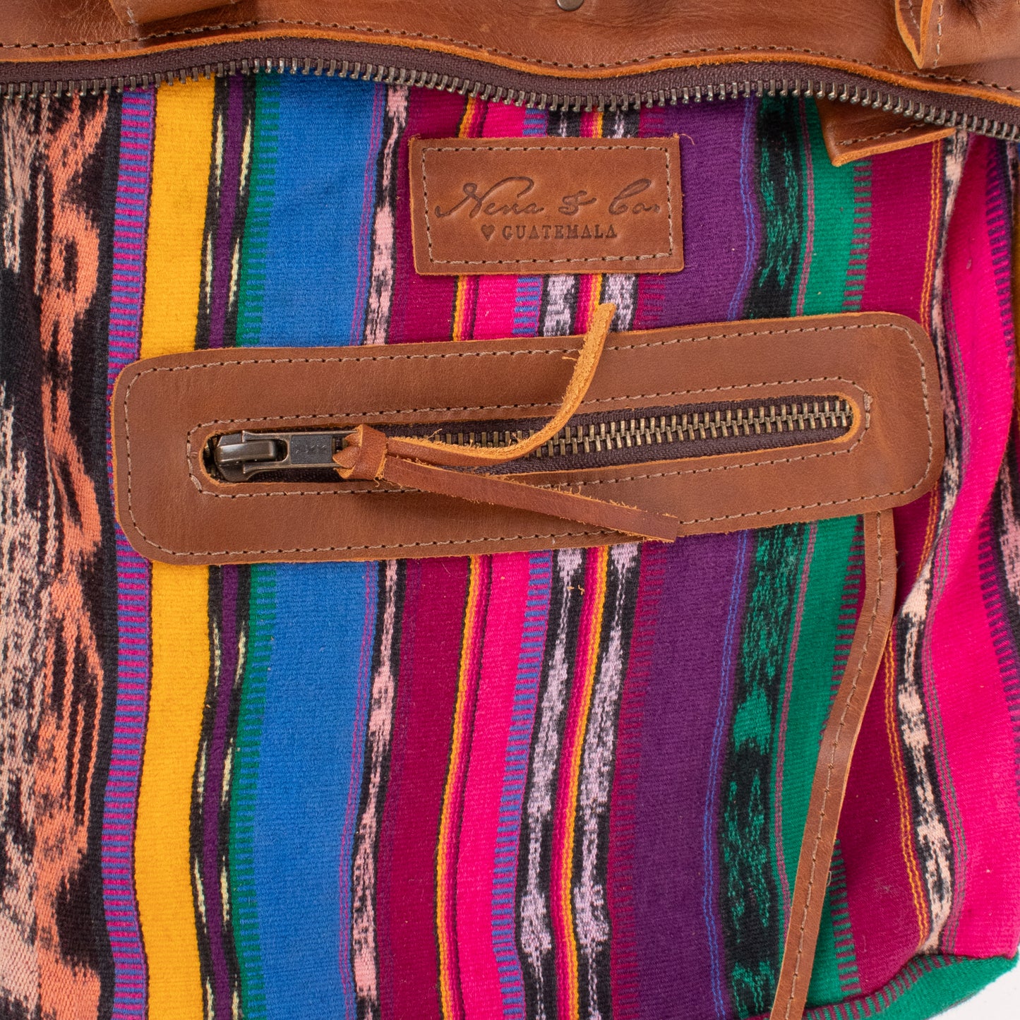 POCKETLESS MINI TPB - OOAK HUIPIL - CAFE - NO. 18676