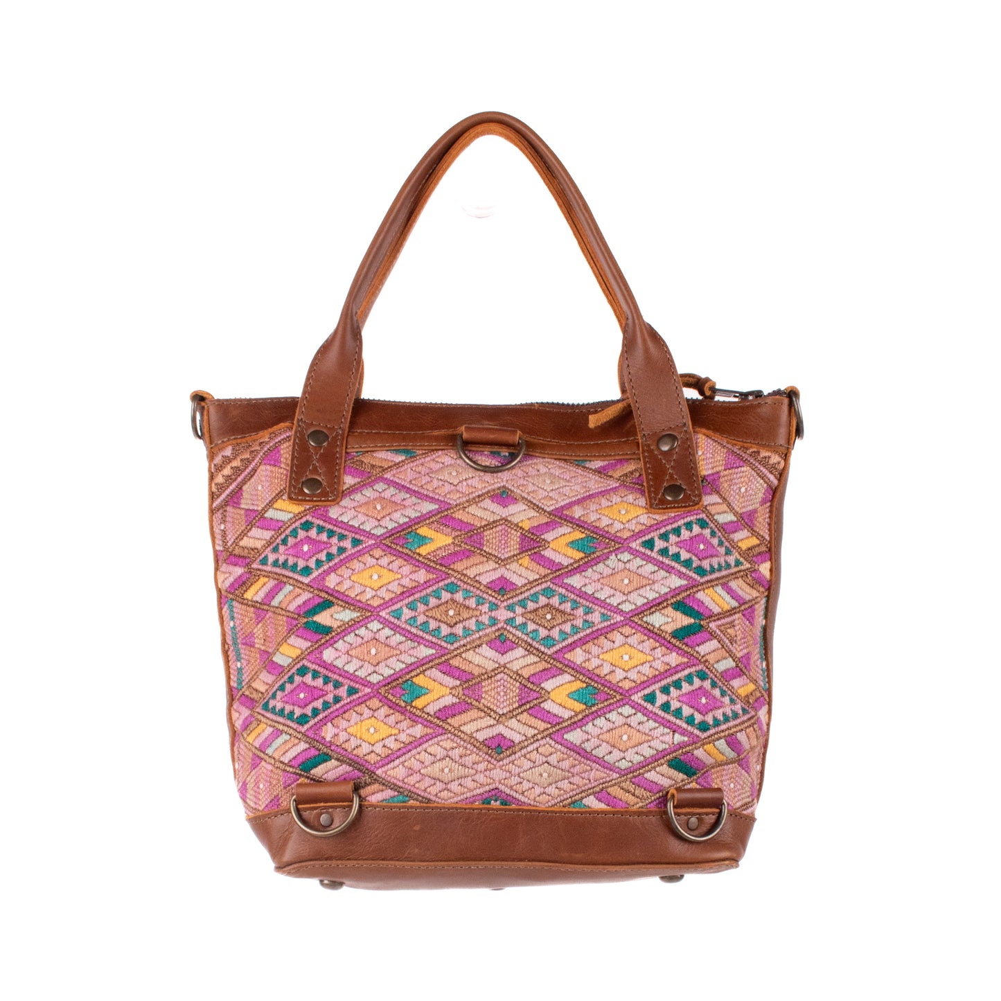 POCKETLESS MINI TPB - OOAK HUIPIL - CAFE - NO. 18677