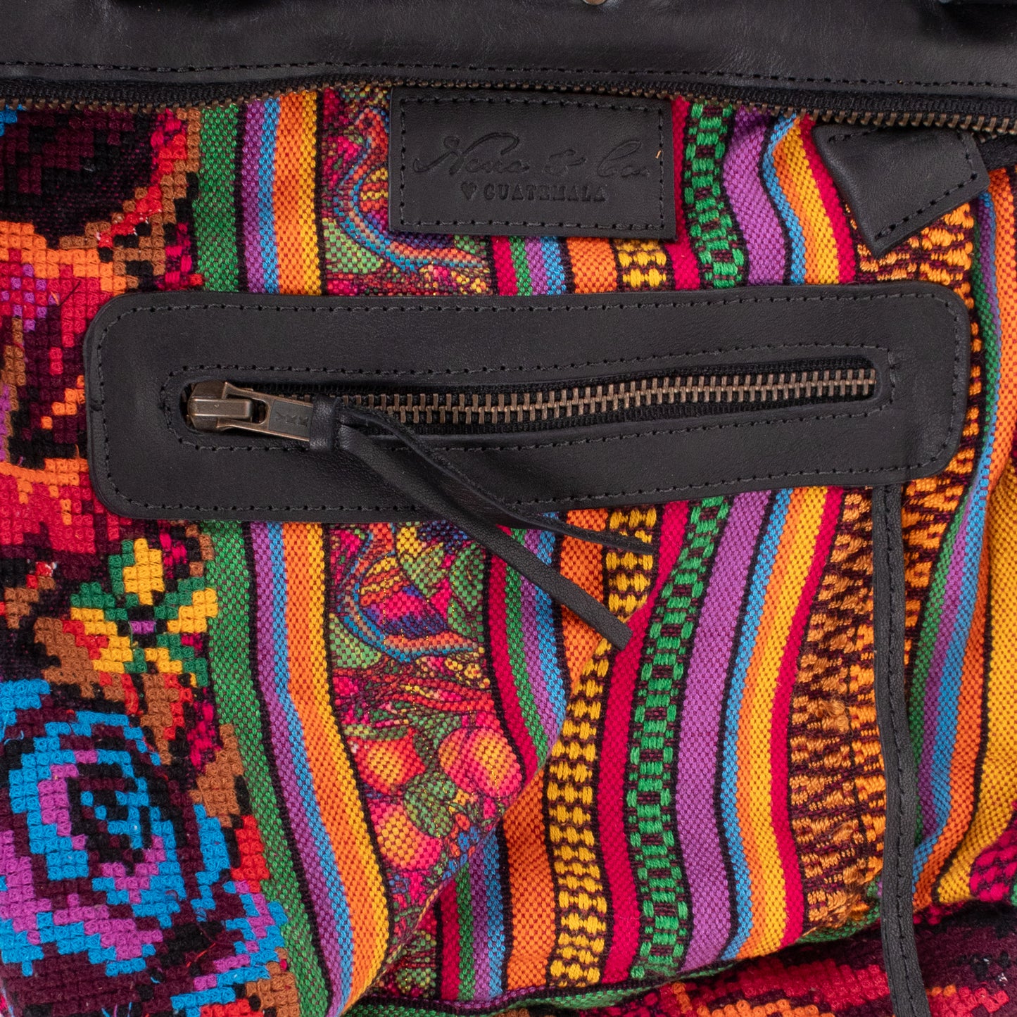 POCKETLESS MINI TPB - OOAK HUIPIL - BLACK - NO. 18682