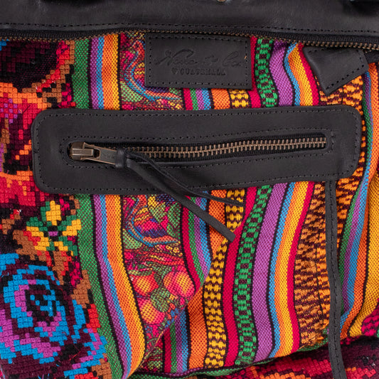 POCKETLESS MINI TPB - OOAK HUIPIL - BLACK - NO. 18682