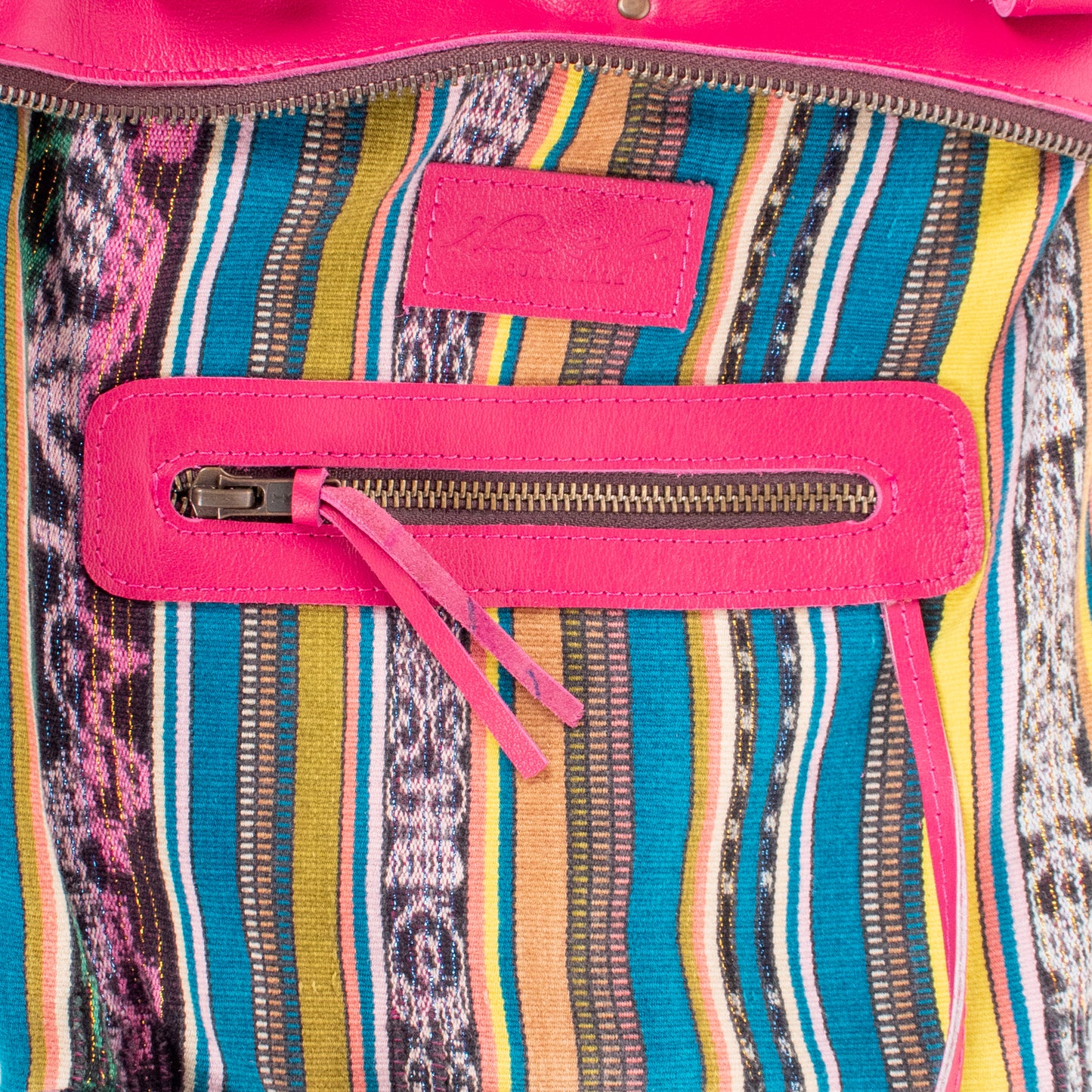 POCKETLESS MINI TPB - OOAK HUIPIL - RASPBERRY - NO. 18691