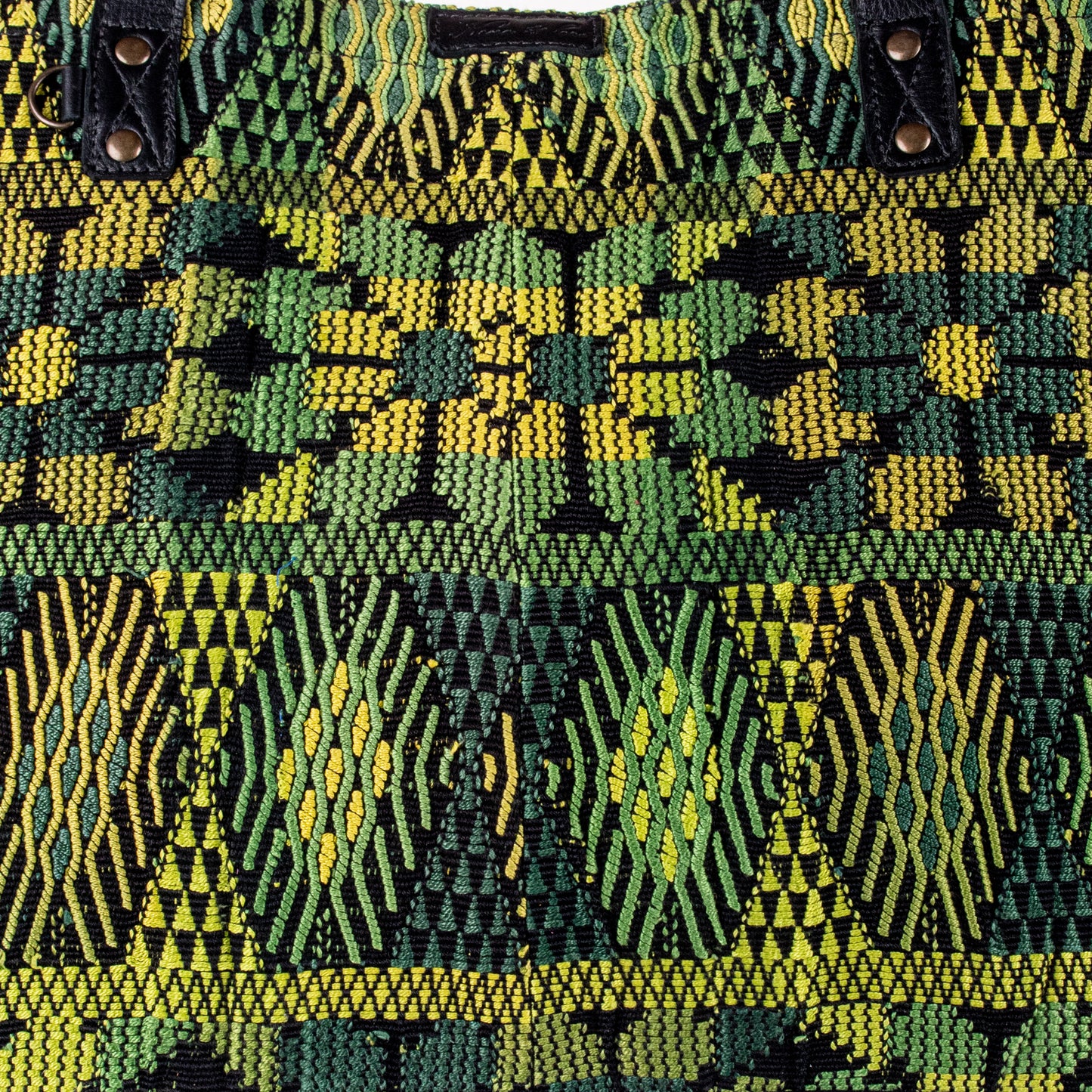 PERFECT TRAVEL TOTE - OOAK HUIPIL - BLACK - NO. 18697