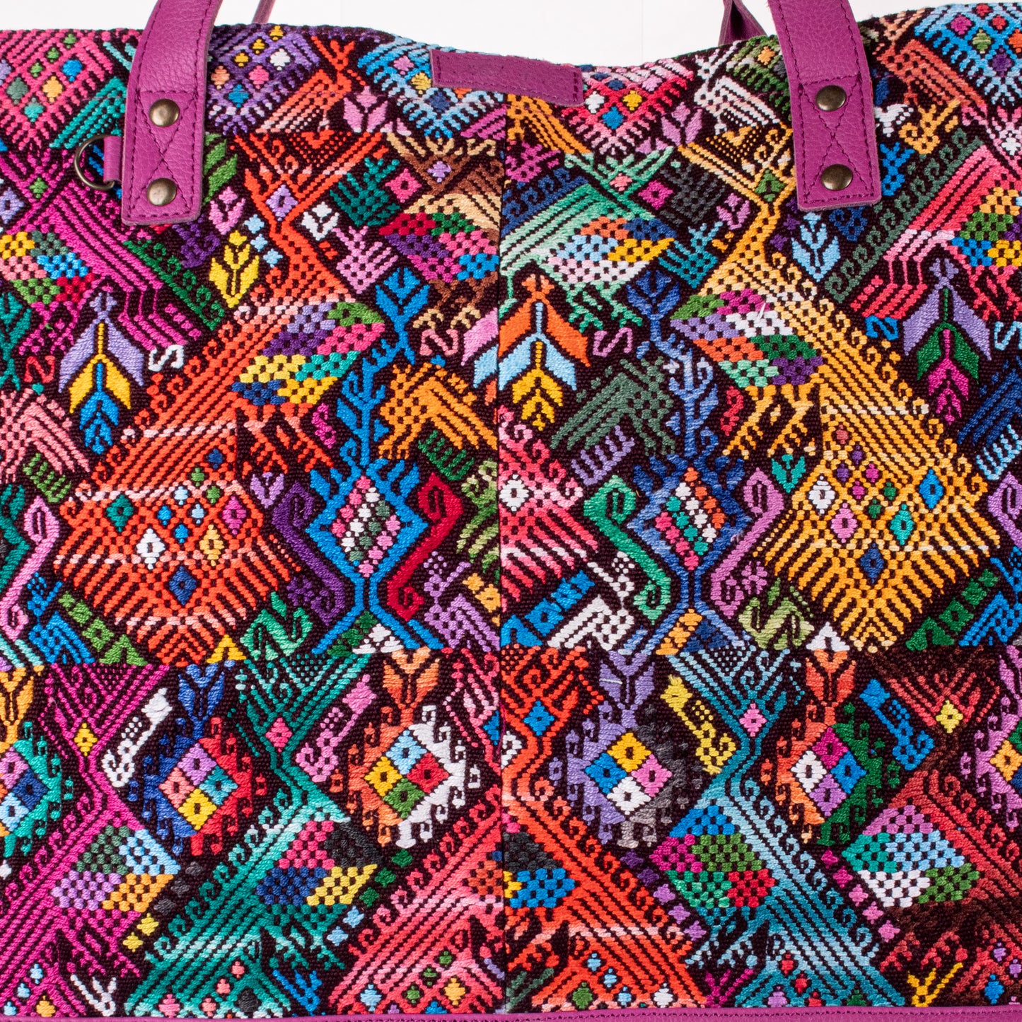 PERFECT TRAVEL TOTE - OOAK HUIPIL - BABY RHINO - NO. 18704