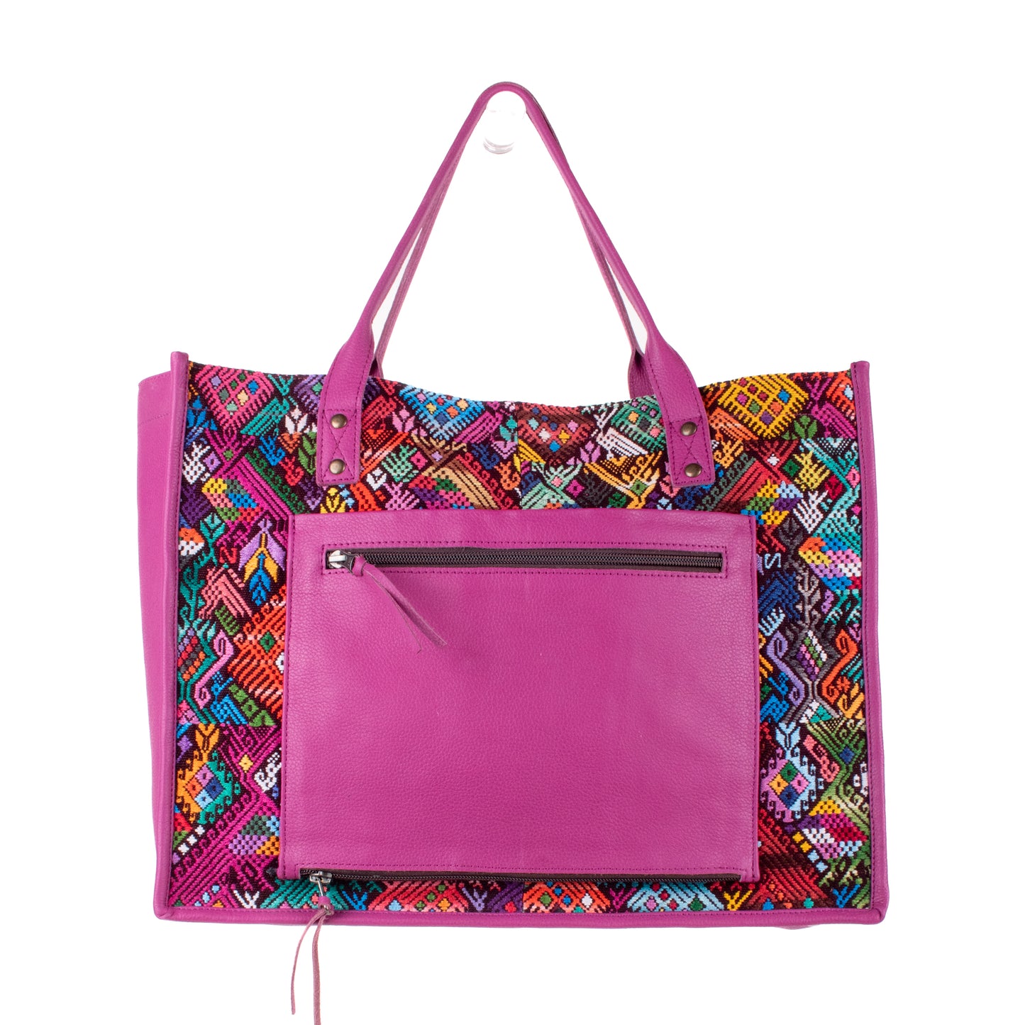 PERFECT TRAVEL TOTE - OOAK HUIPIL - BABY RHINO - NO. 18704