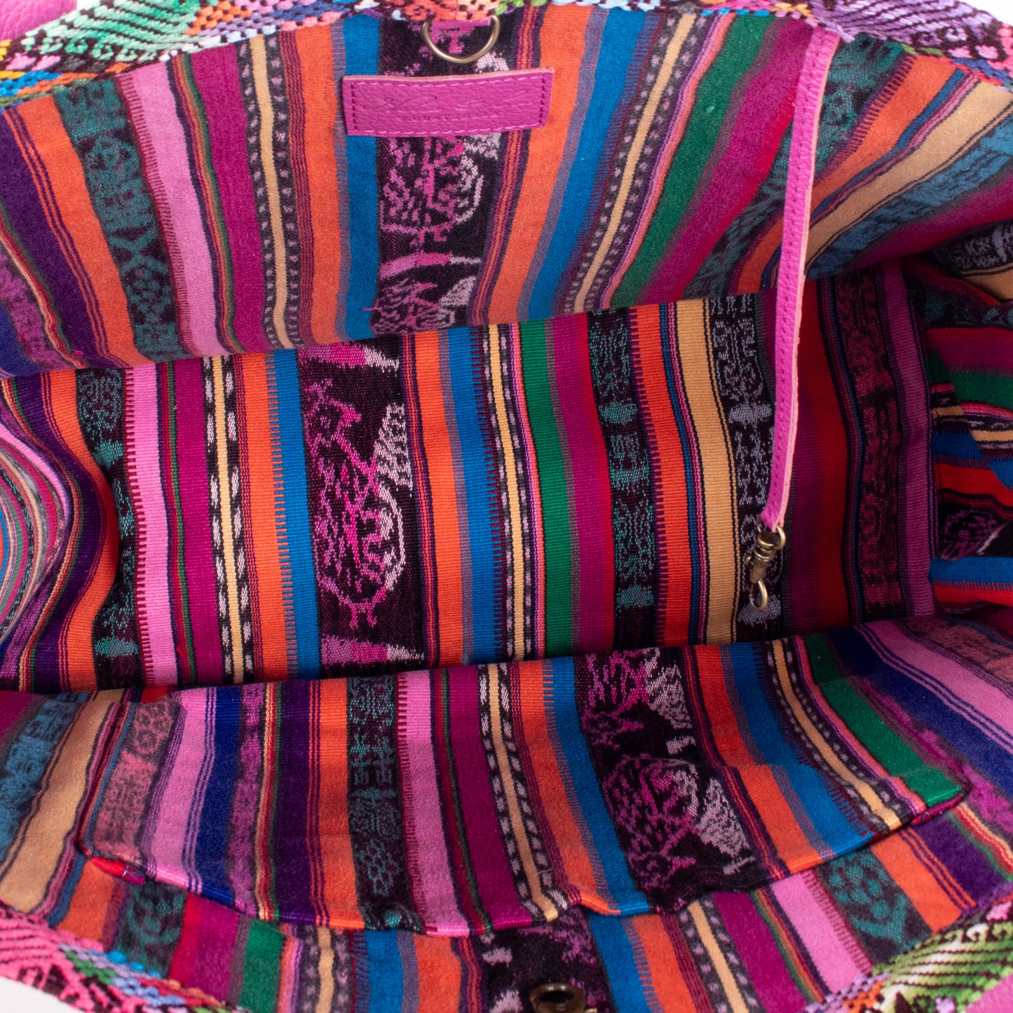 PERFECT TRAVEL TOTE - OOAK HUIPIL - BABY RHINO - NO. 18704