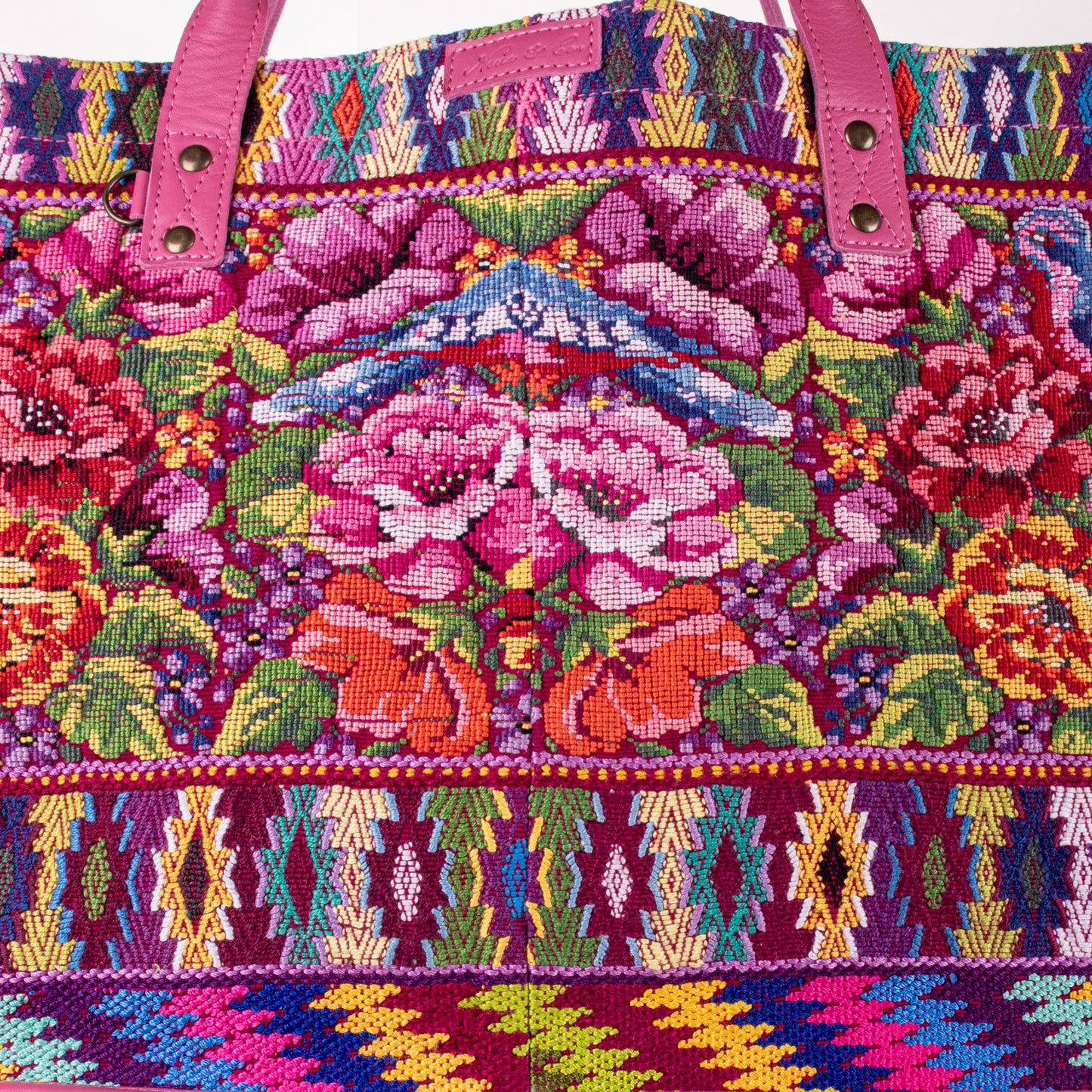 PERFECT TRAVEL TOTE - OOAK HUIPIL - JAZZY - NO. 18706