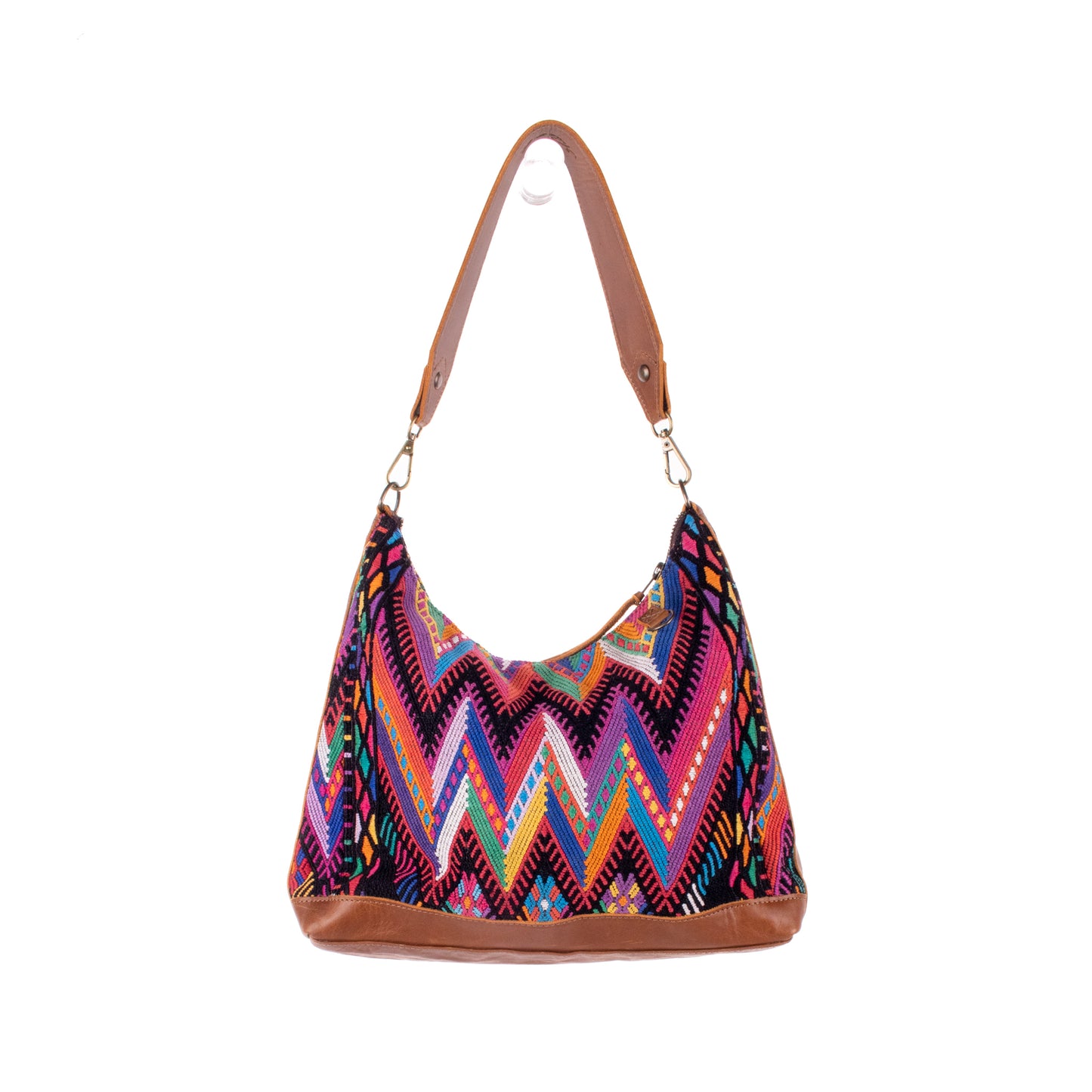 SMALL PENELOPE BAG - OOAK HUIPIL - CAFE - NO. 18758