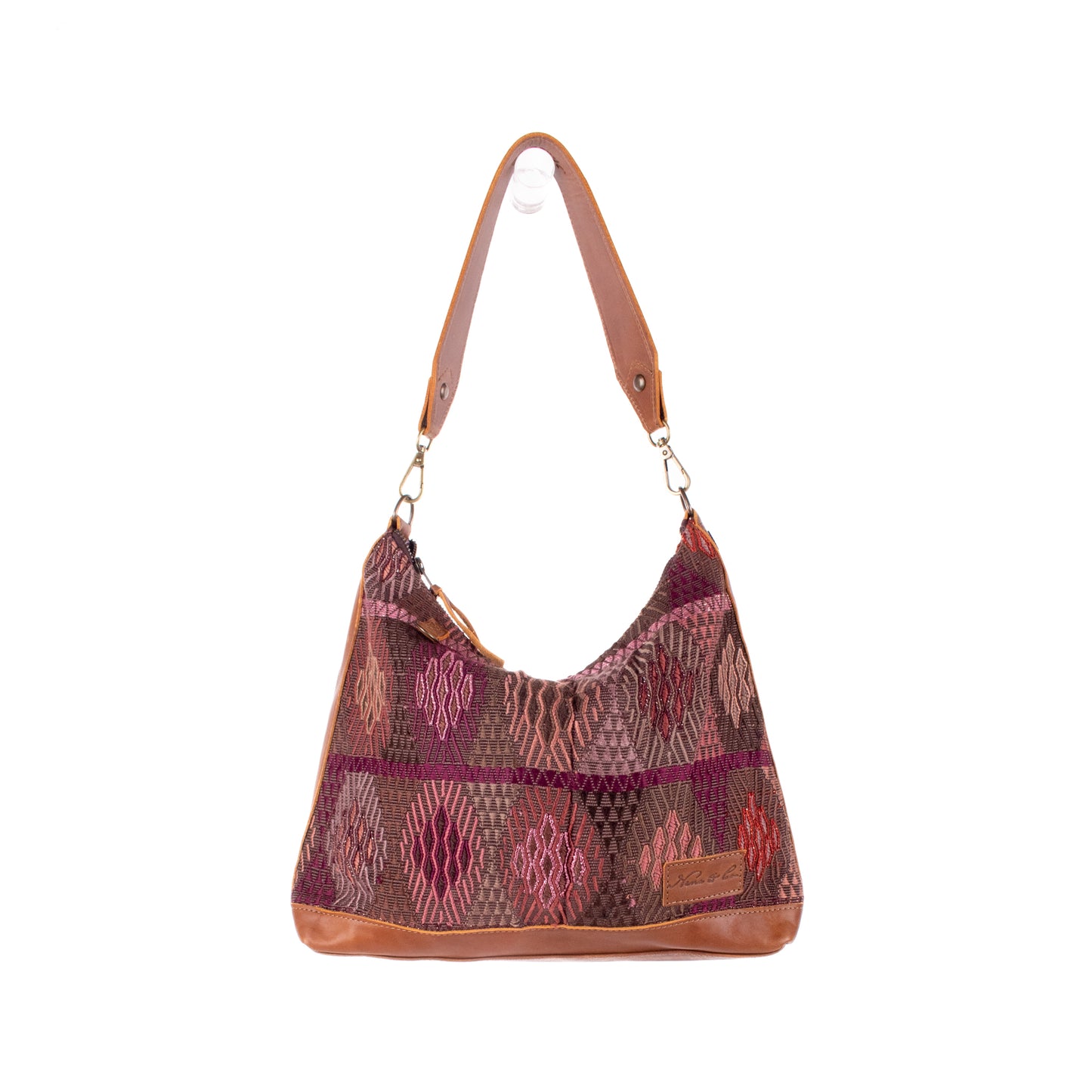 SMALL PENELOPE BAG - OOAK HUIPIL - CAFE - NO. 18759