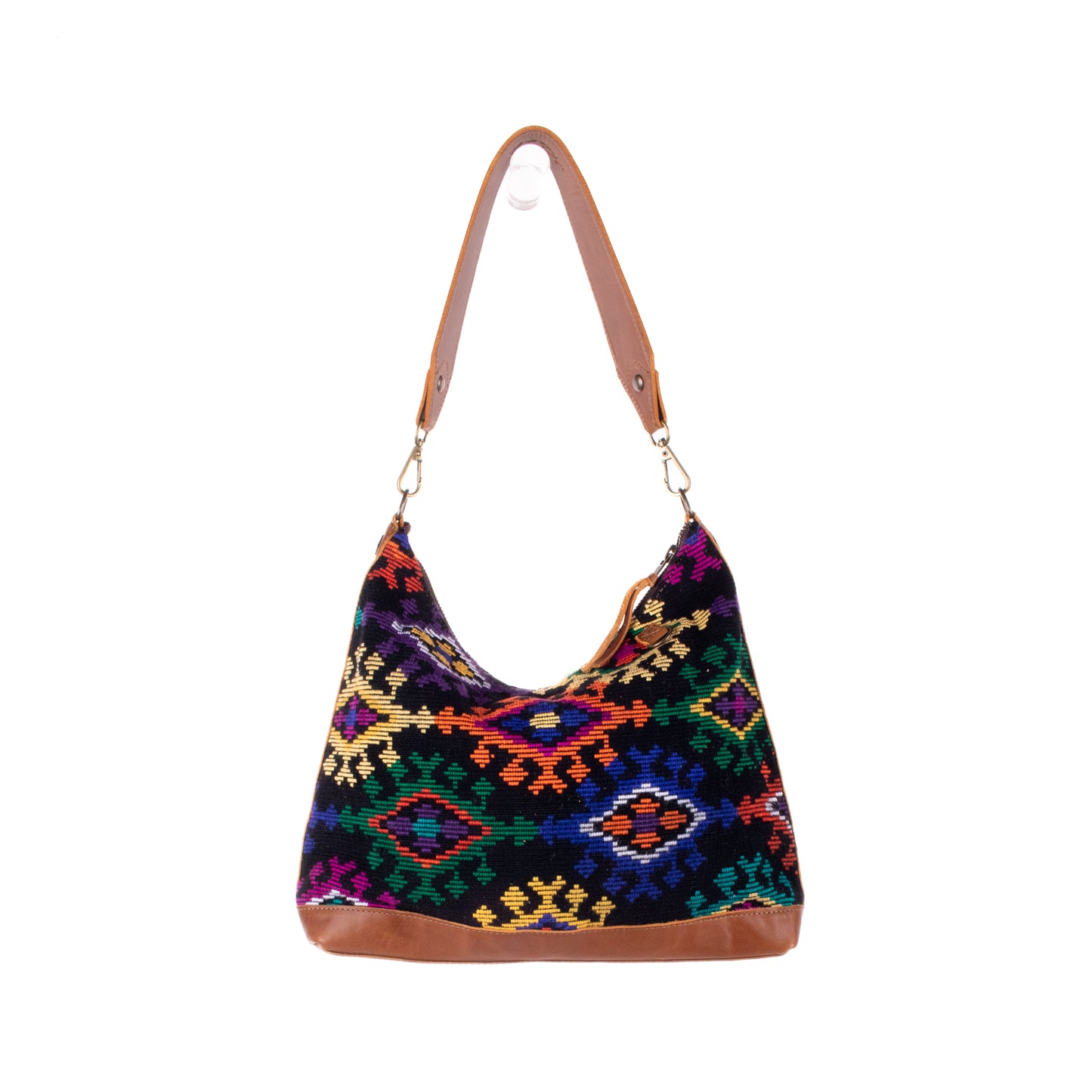 SMALL PENELOPE BAG - OOAK HUIPIL - CAFE - NO. 18760