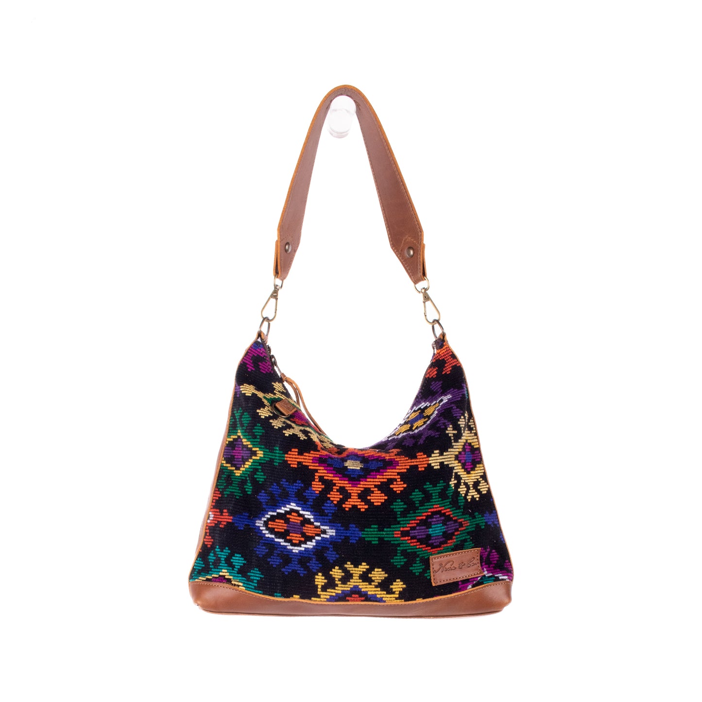 SMALL PENELOPE BAG - OOAK HUIPIL - CAFE - NO. 18760