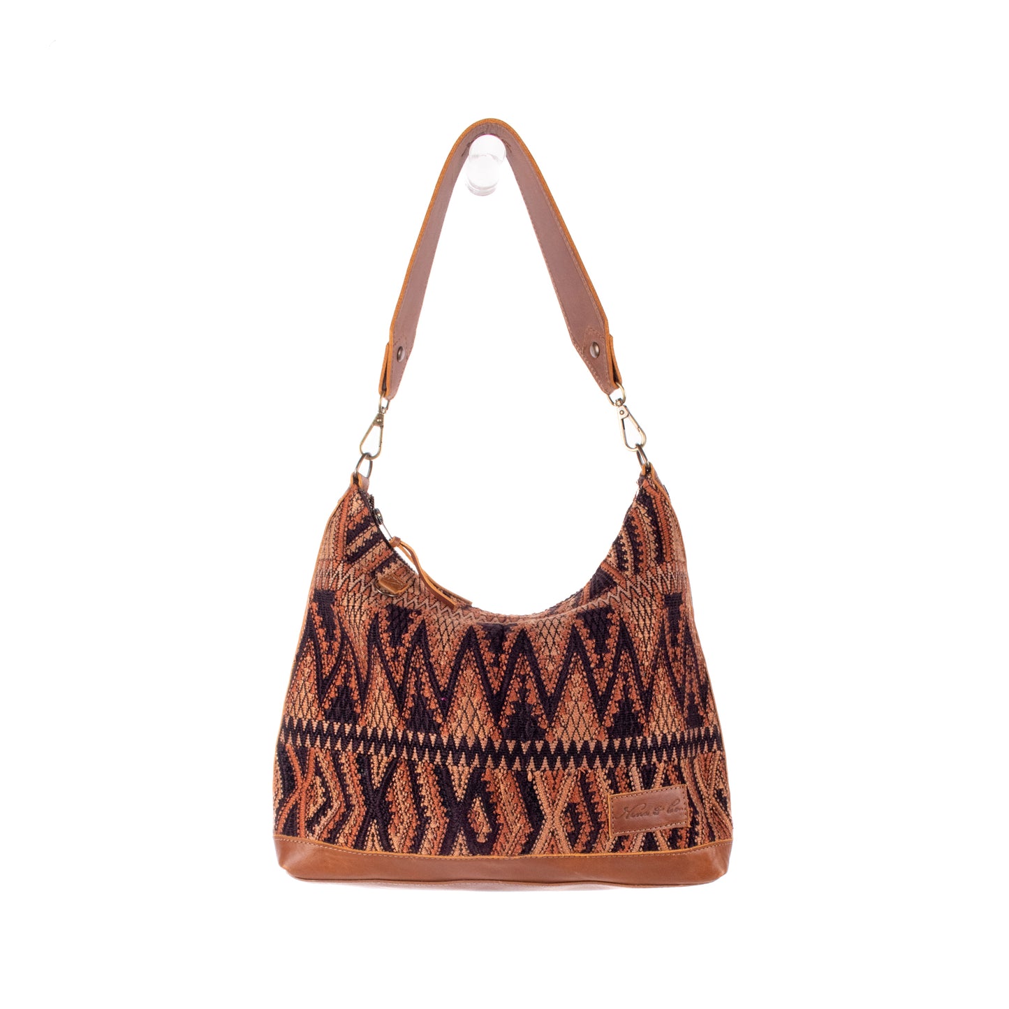 SMALL PENELOPE BAG - OOAK HUIPIL - CAFE - NO. 18761