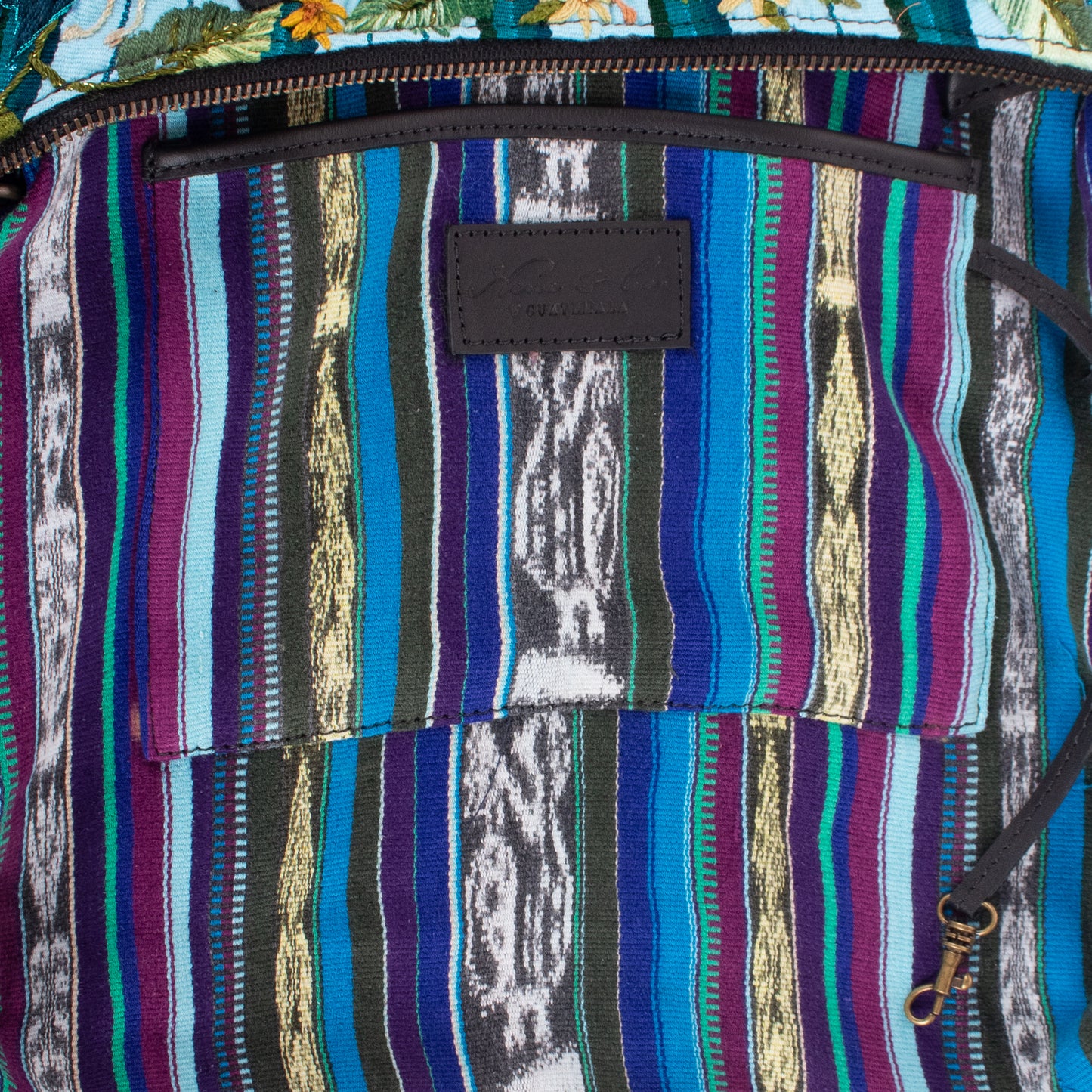 SMALL PENELOPE BAG - OOAK HUIPIL - BLACK - NO. 18763
