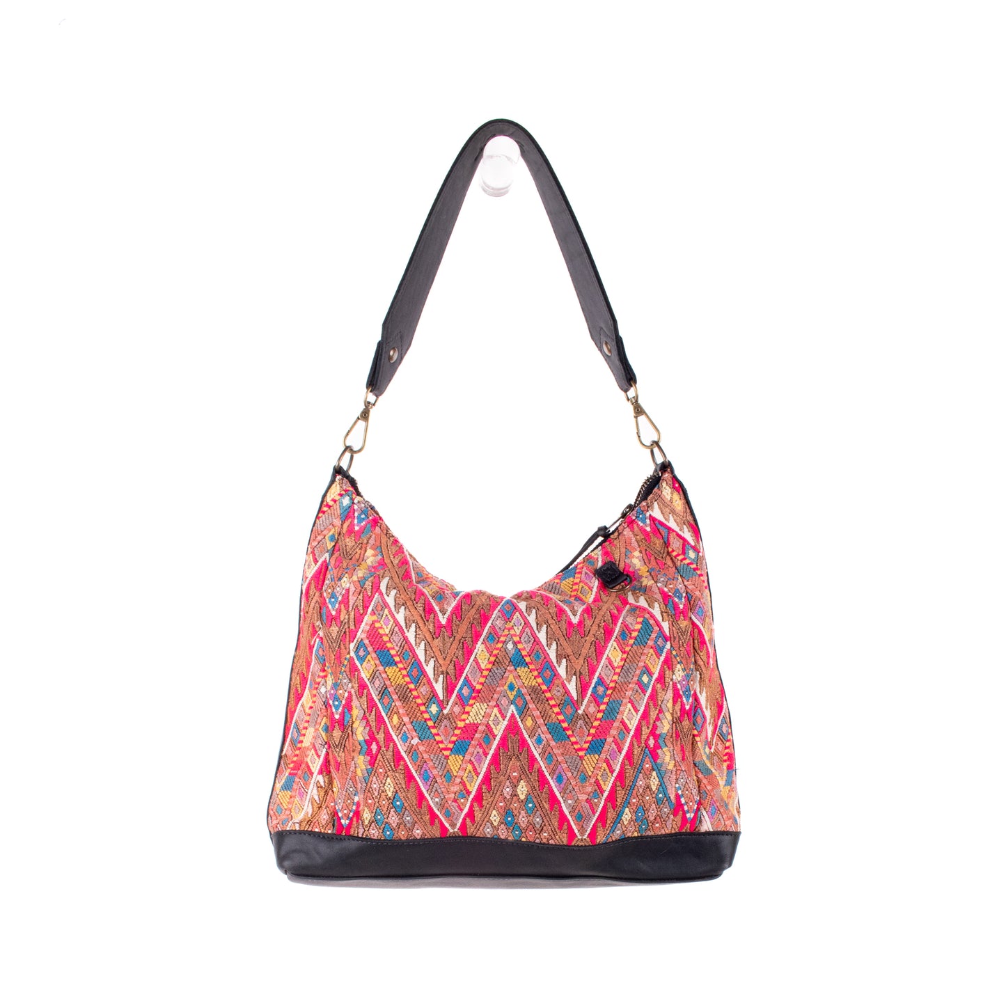 SMALL PENELOPE BAG - OOAK HUIPIL - BLACK - NO. 18764