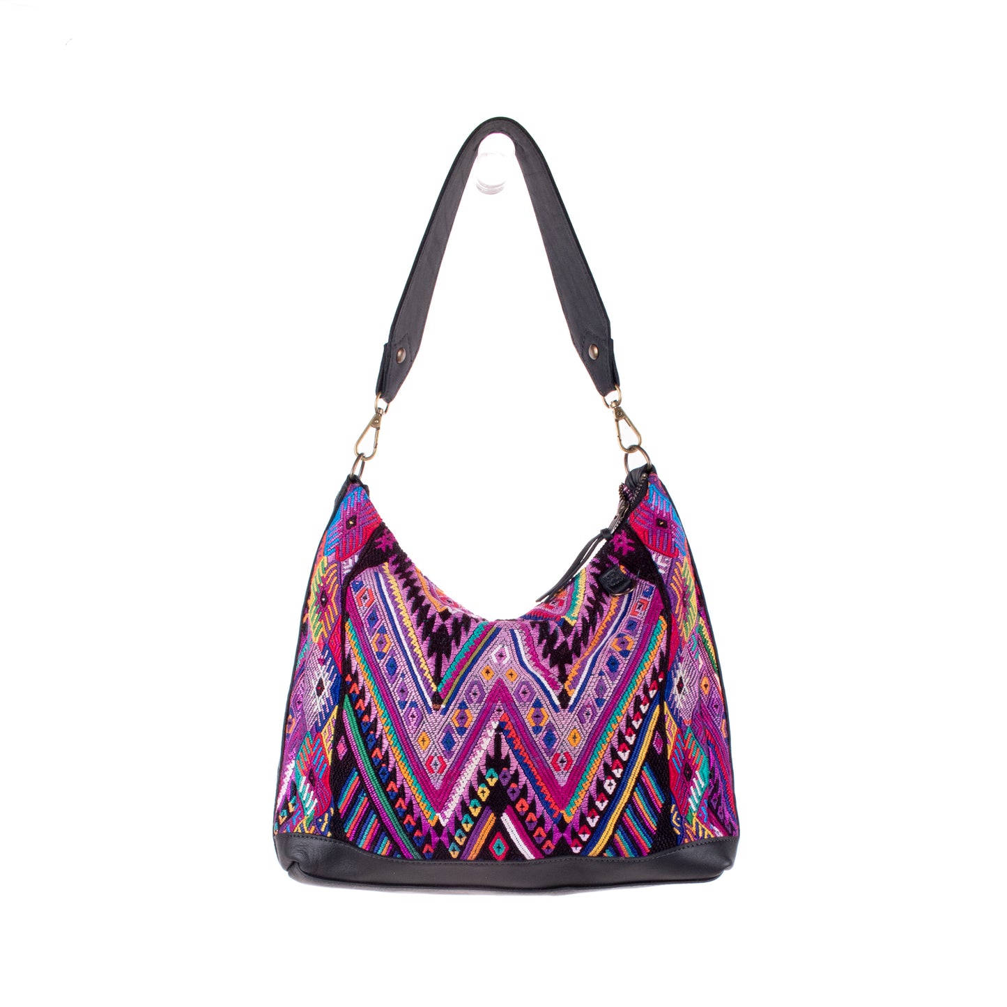 SMALL PENELOPE BAG - OOAK HUIPIL - BLACK - NO. 18765