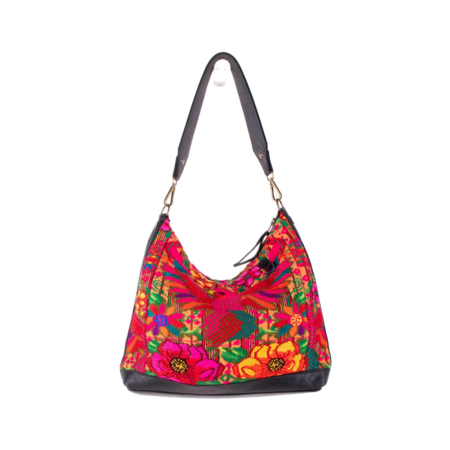 SMALL PENELOPE BAG - OOAK HUIPIL - BLACK - NO. 18766