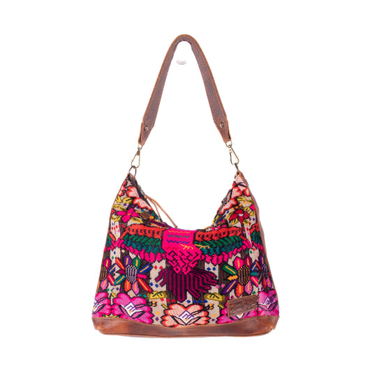 SMALL PENELOPE BAG - OOAK HUIPIL - HONEY - NO. 18772