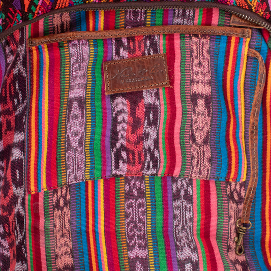 SMALL PENELOPE BAG - OOAK HUIPIL - HONEY - NO. 18775