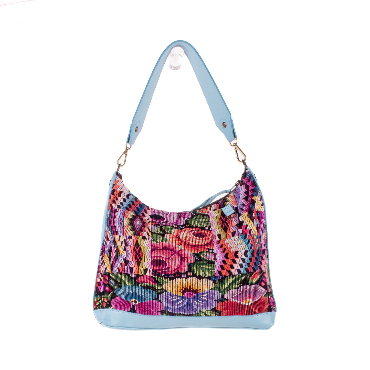 SMALL PENELOPE BAG - OOAK HUIPIL - SKY BLUE - NO. 18784