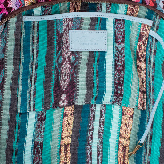 SMALL PENELOPE BAG - OOAK HUIPIL - SKY BLUE - NO. 18784