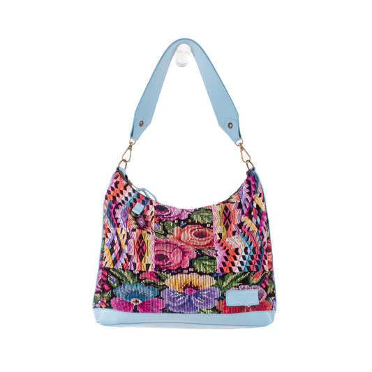 SMALL PENELOPE BAG - OOAK HUIPIL - SKY BLUE - NO. 18784