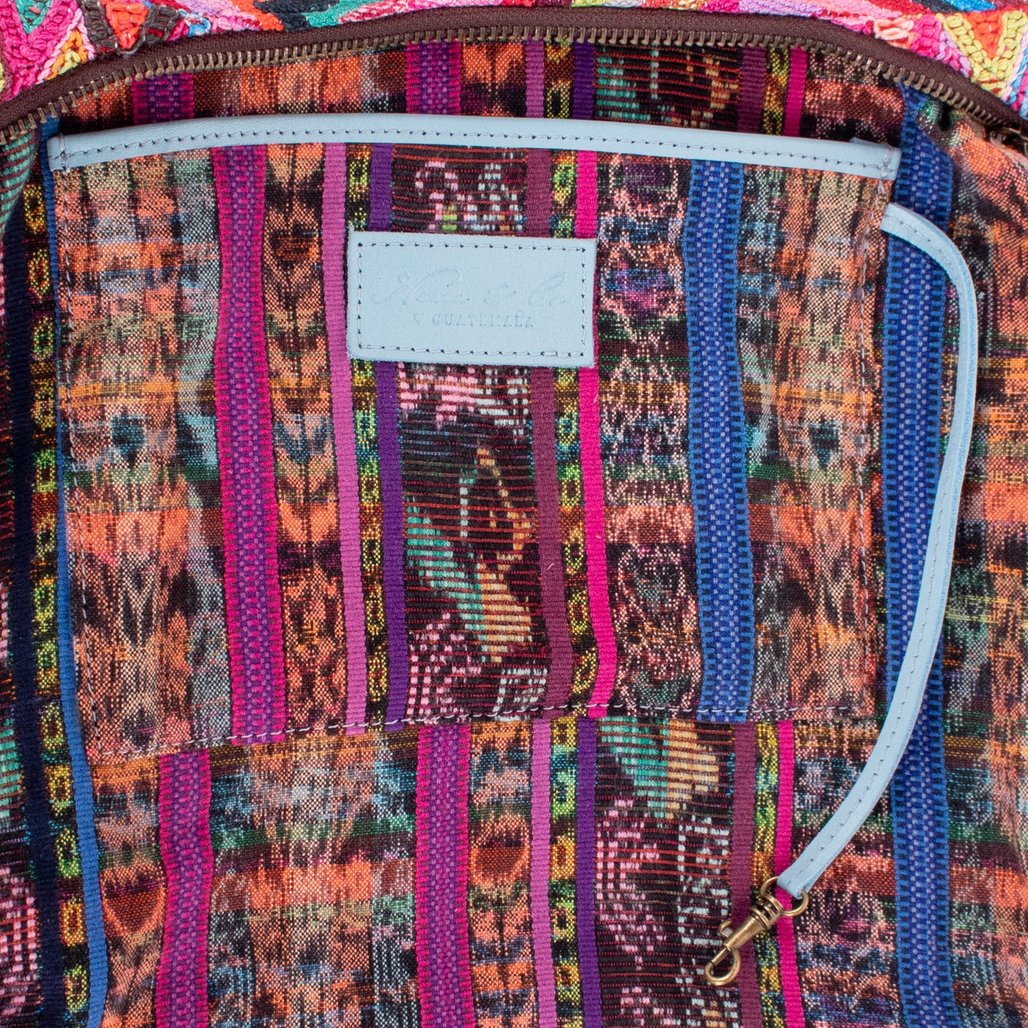 SMALL PENELOPE BAG - OOAK HUIPIL - SKY BLUE - NO. 18785