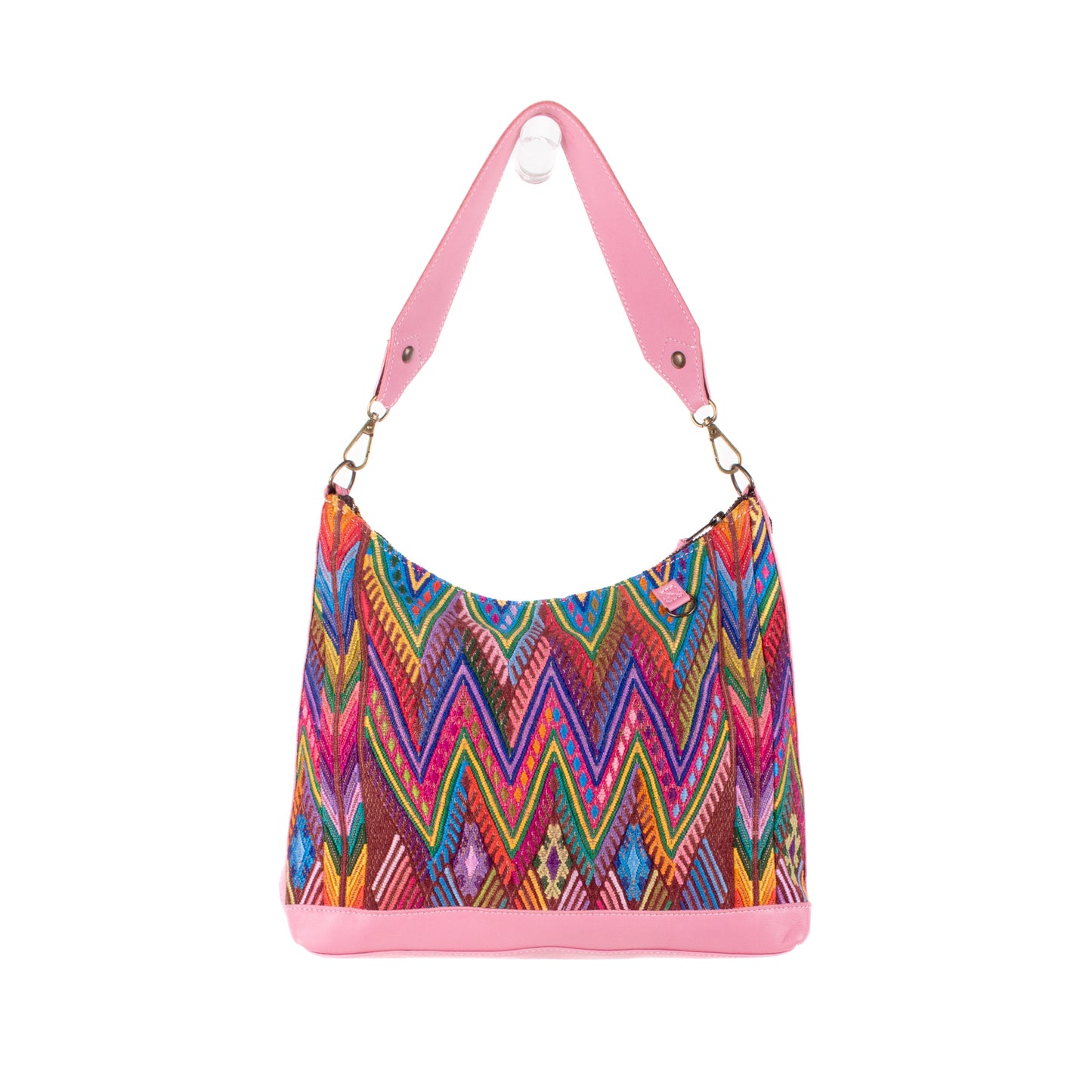 SMALL PENELOPE BAG - OOAK HUIPIL - FLAMINGO - NO. 18786