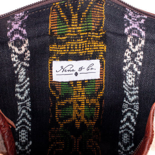 LARGE WANDER BAG SET - MEXICO TEXTILE - COPPER - NO. 18846