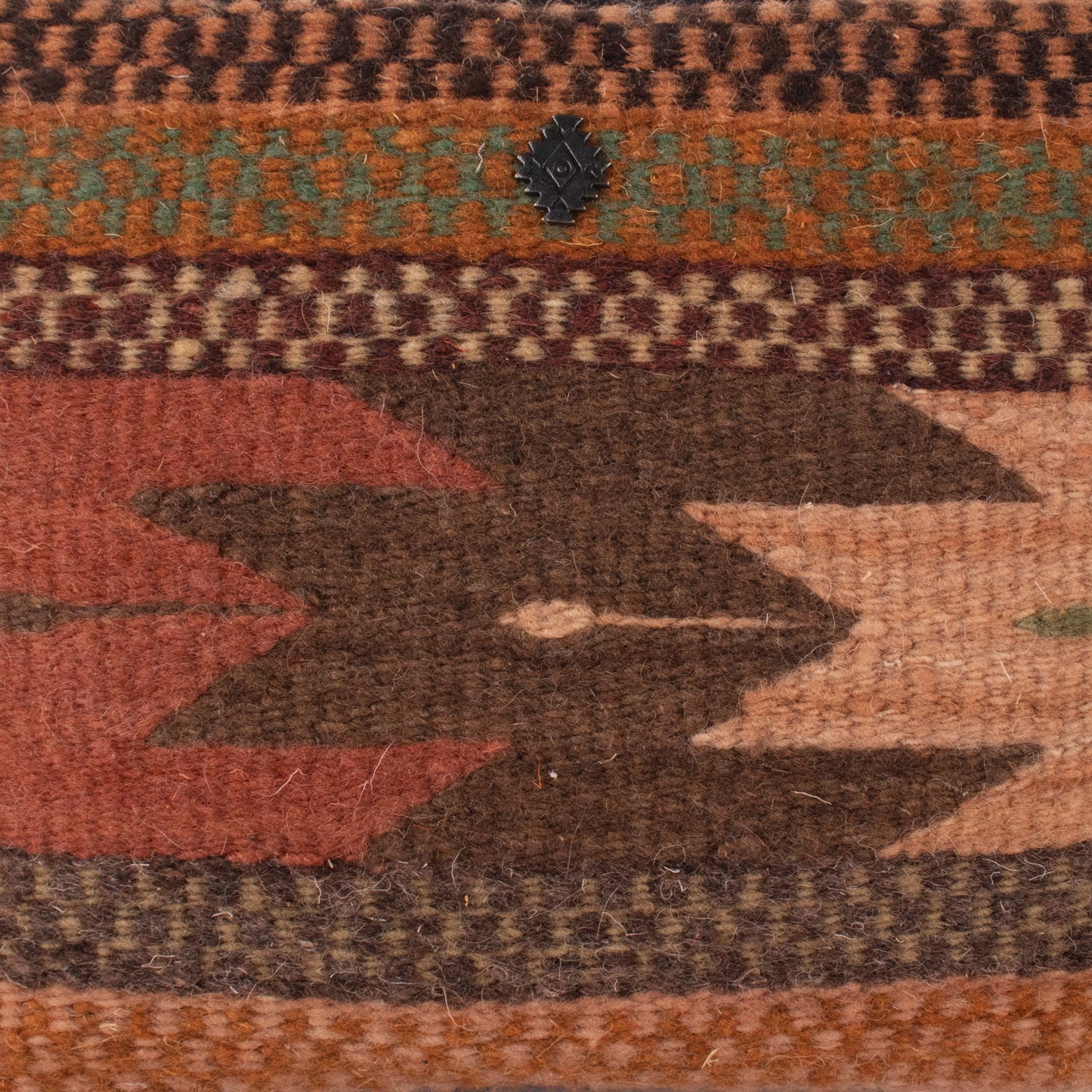 LARGE WANDER BAG SET - MEXICO TEXTILE - BLACK - NO. 18848