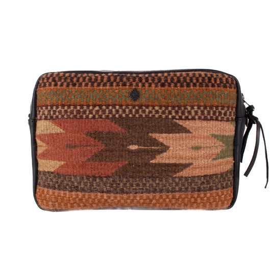 LARGE WANDER BAG SET - MEXICO TEXTILE - BLACK - NO. 18848