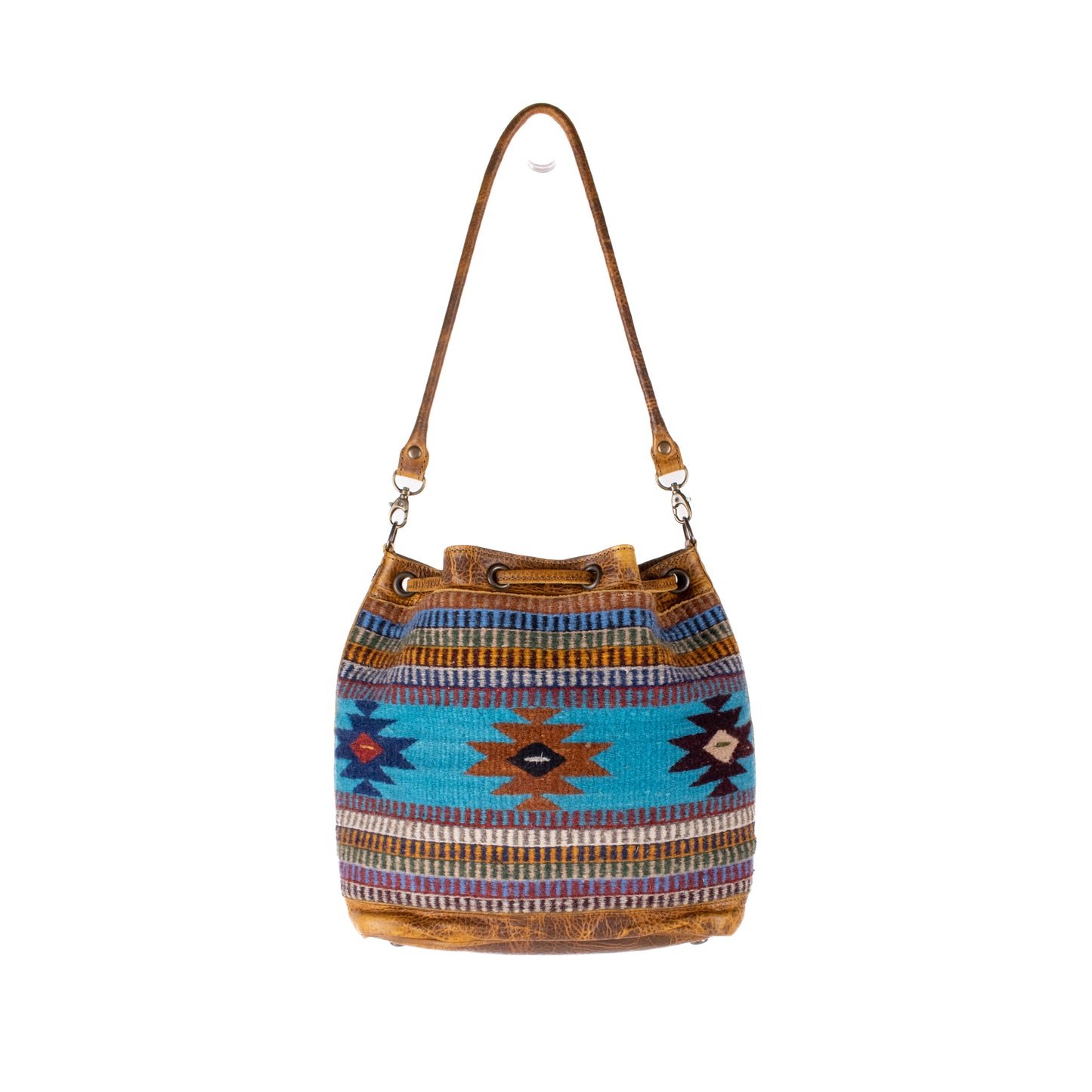 DRAWSTRING BUCKET BAG - MEXICO TEXTILE - WRANGLER - NO. 18853