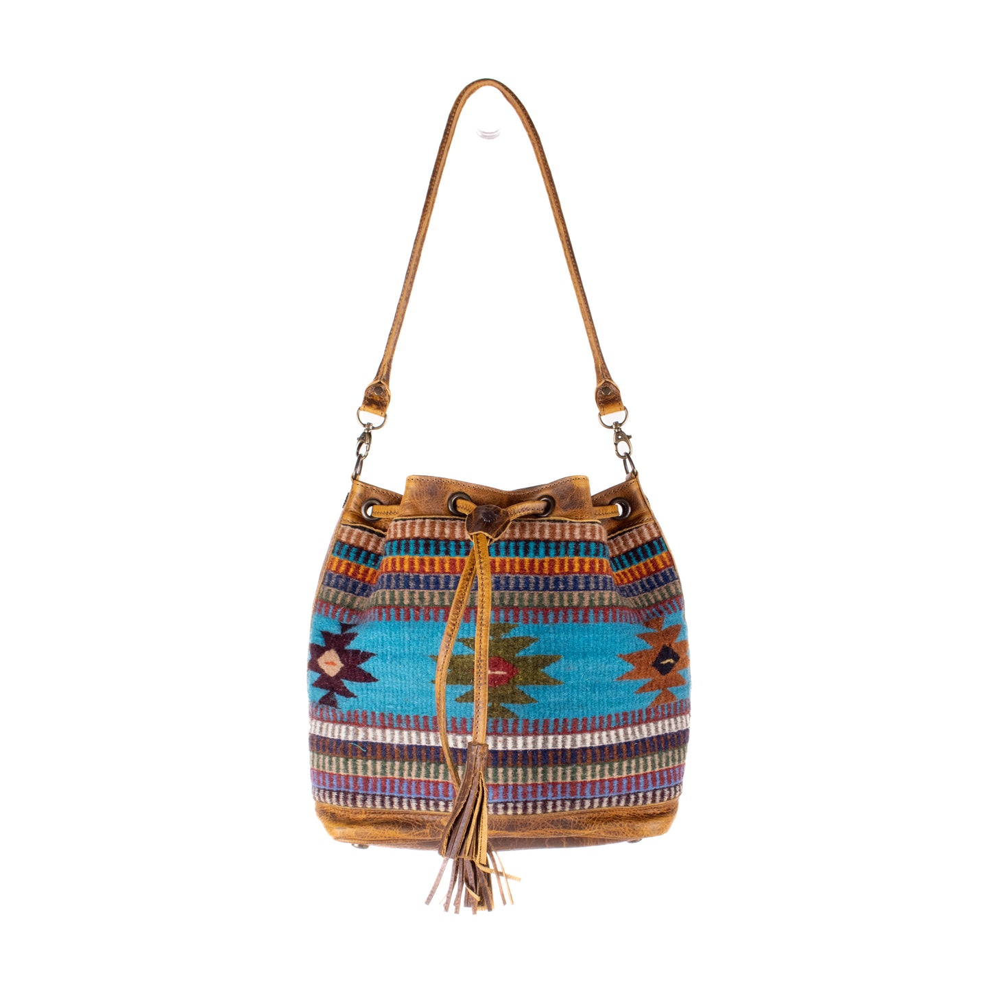 DRAWSTRING BUCKET BAG - MEXICO TEXTILE - WRANGLER - NO. 18853