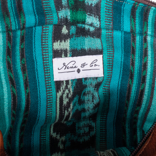 LARGE WANDER BAG SET - MEXICO TEXTILE - COPPER - NO. 18856