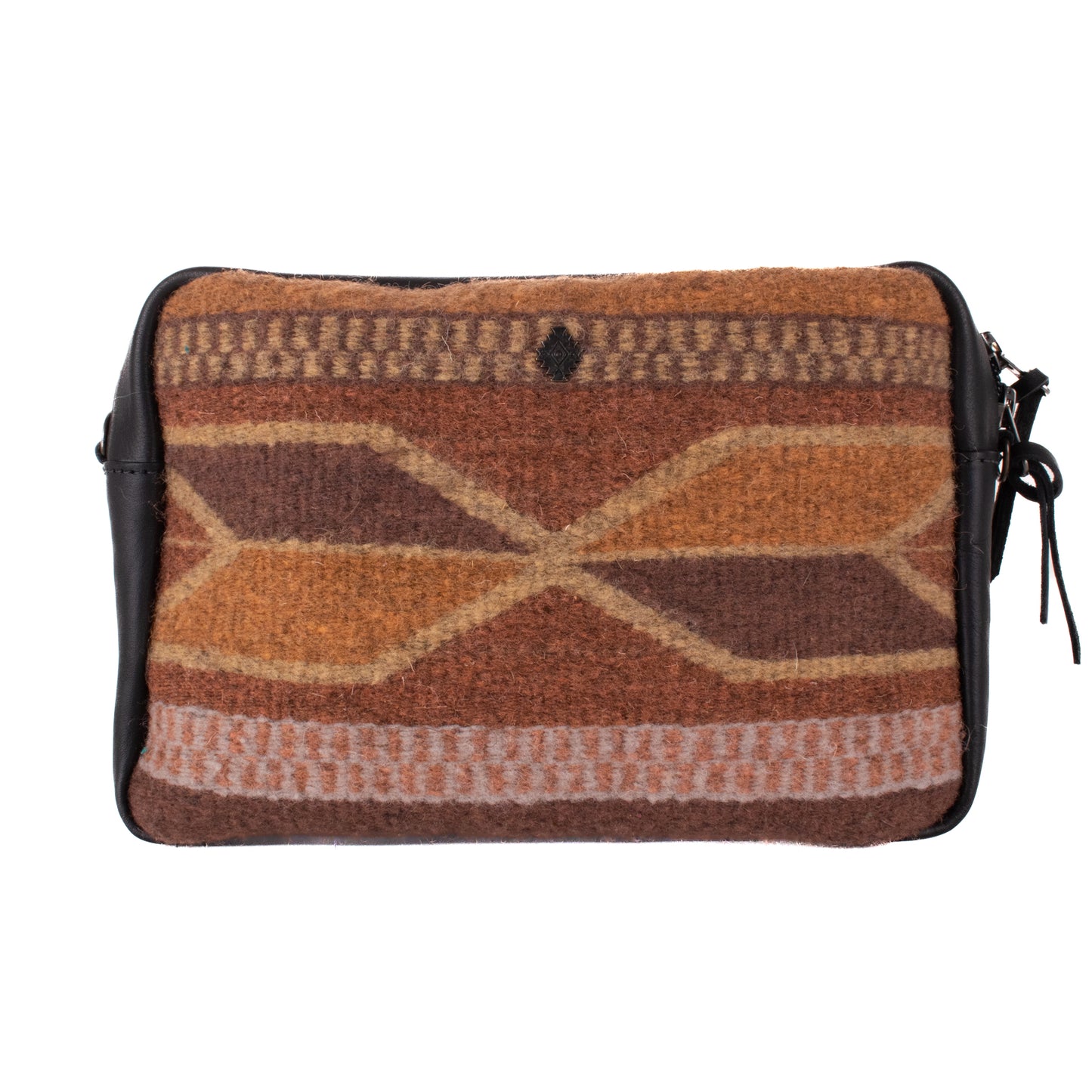 LARGE WANDER BAG SET - MEXICO TEXTILE - BLACK - NO. 18858