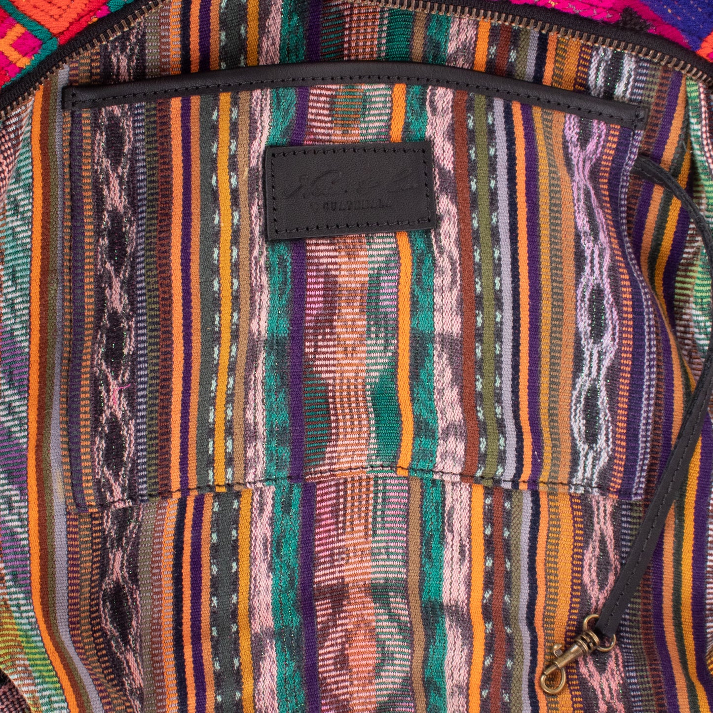 SMALL PENELOPE BAG - OOAK HUIPIL - BLACK - NO. 18860