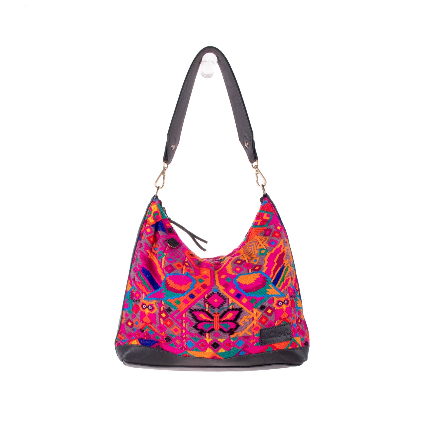 SMALL PENELOPE BAG - OOAK HUIPIL - BLACK - NO. 18860
