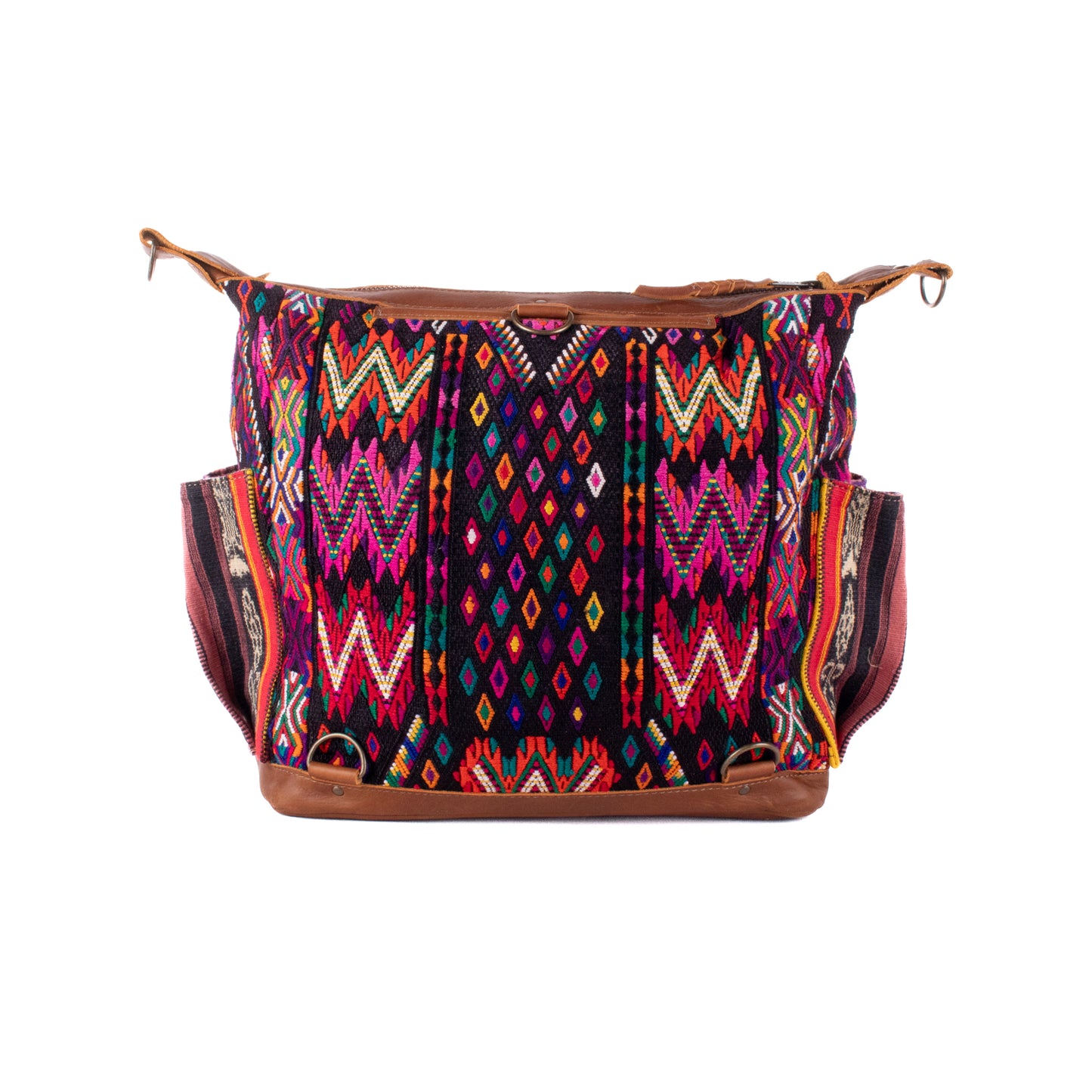BEATRIZ MCDB + DIAMANTE STRAP - OOAK HUIPIL - CAFE - 18861