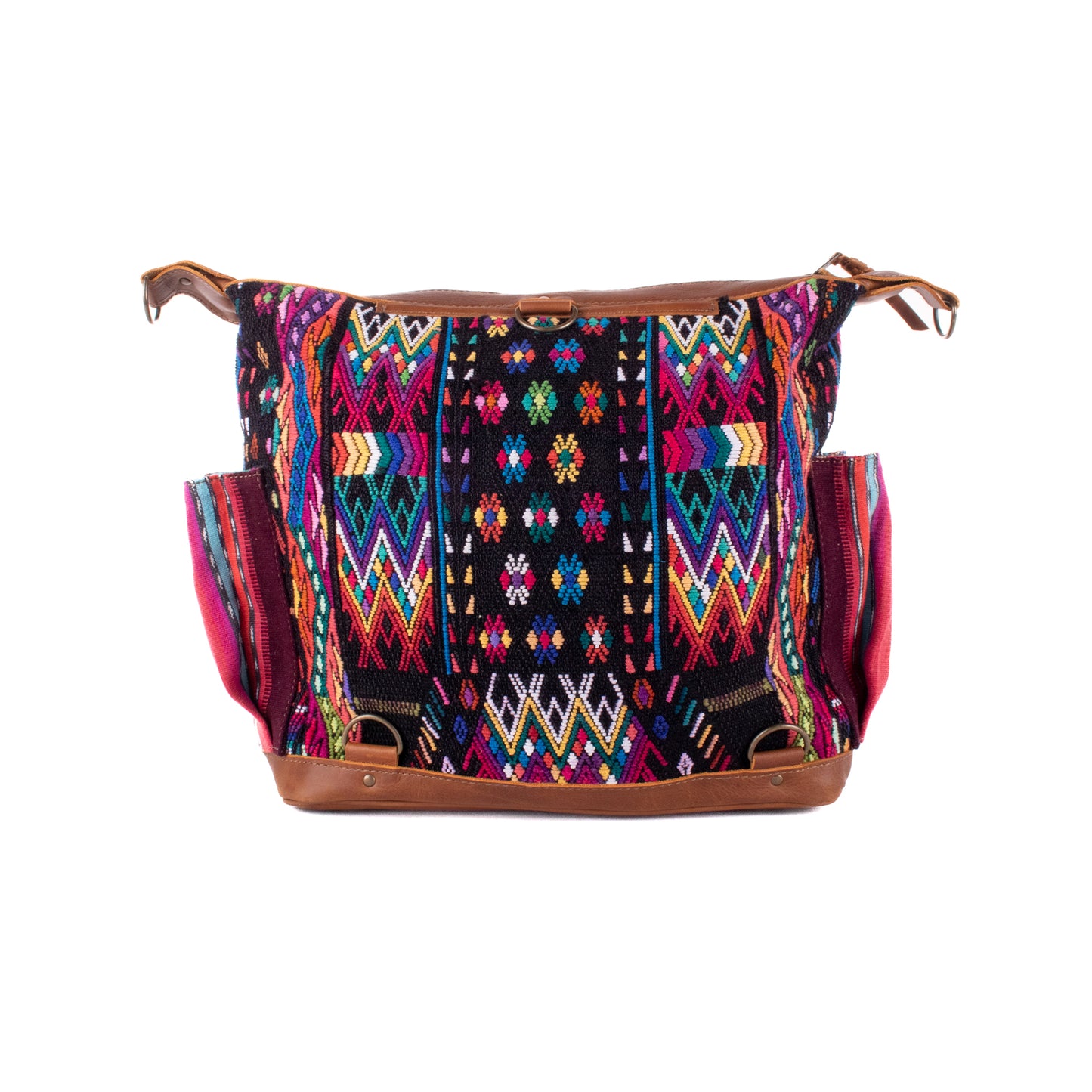 BEATRIZ MCDB + DIAMANTE STRAP - OOAK HUIPIL - CAFE - 18863
